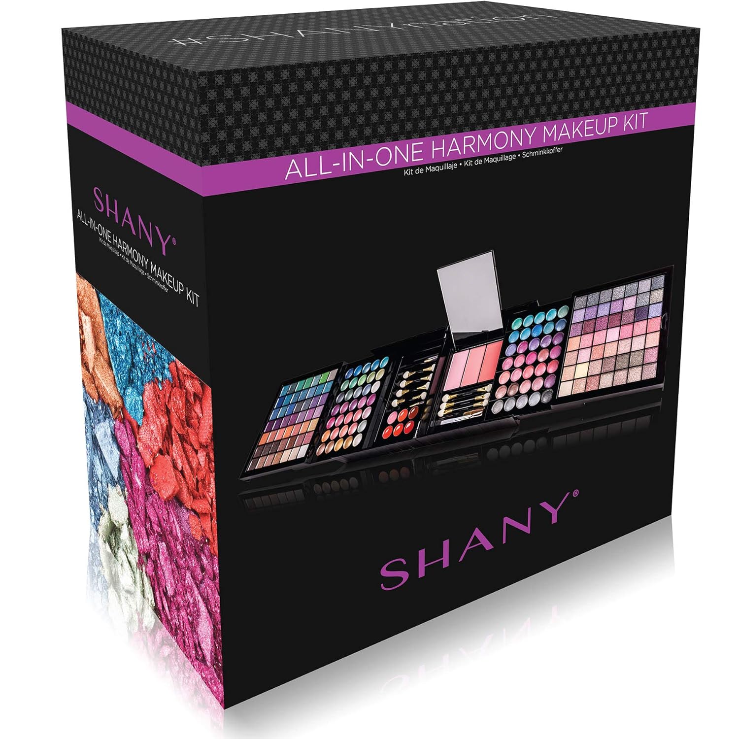 SHANY All In One Harmony Makeup Set - Ultimate Color Combination - Eyeshadows, Blush Powder, Lip-gloss Lipstick, Mini Makeup brushes, Makeup applicators, HOLIDAY GIFT IDEA - New Edition - Image 8