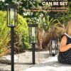 Solar Pathway Lights Outdoor,8 Pack Bright Solar Lights Outdoor,IP65 Waterproof Solar Garden Lights Solar Powered Landscape Lighting for Yard Patio Walkway Driveway Pathway (Warm White) - Image 7