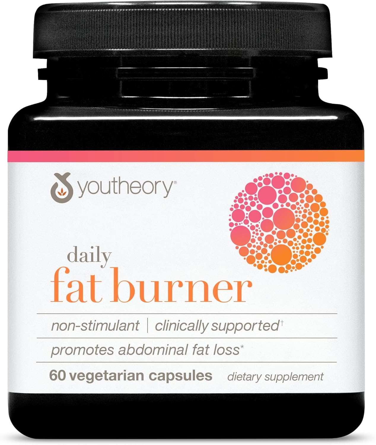 Youtheory Daily Fat Burner - Supports Body Composition & Metabolism - with Citrus Fruit Blend, Chromium & Cayenne Extract - Gluten, Soy & Dairy Free - 60 Vegetarian Capsules - Image 2