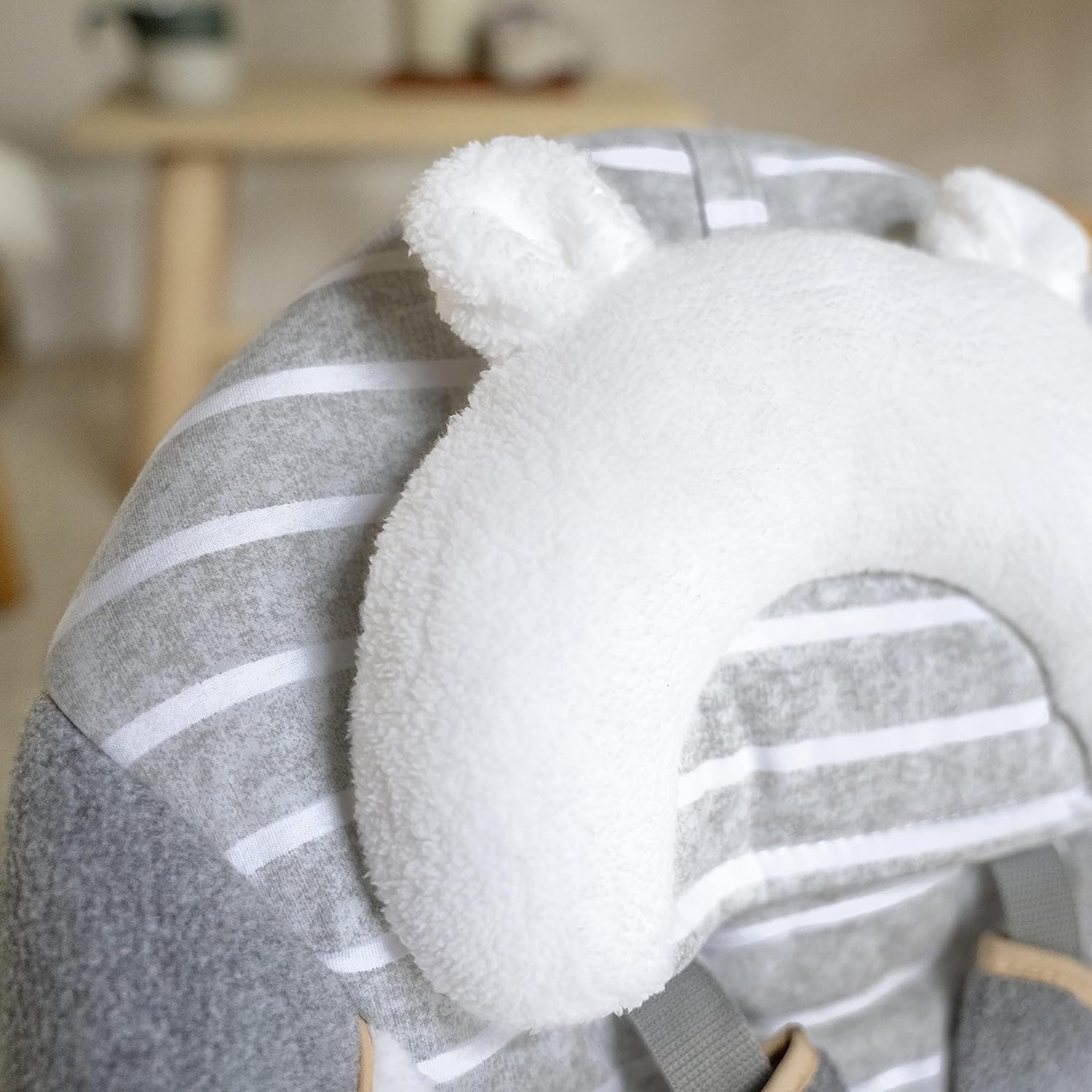 Ingenuity Swing 'n Go Deluxe 5-Speed Baby Swing with Cushioned Harness - Foldable, Portable, 2 Plush Toys & Sounds, 0-9 Months 6-20 lbs (Bella Teddy) - Image 13