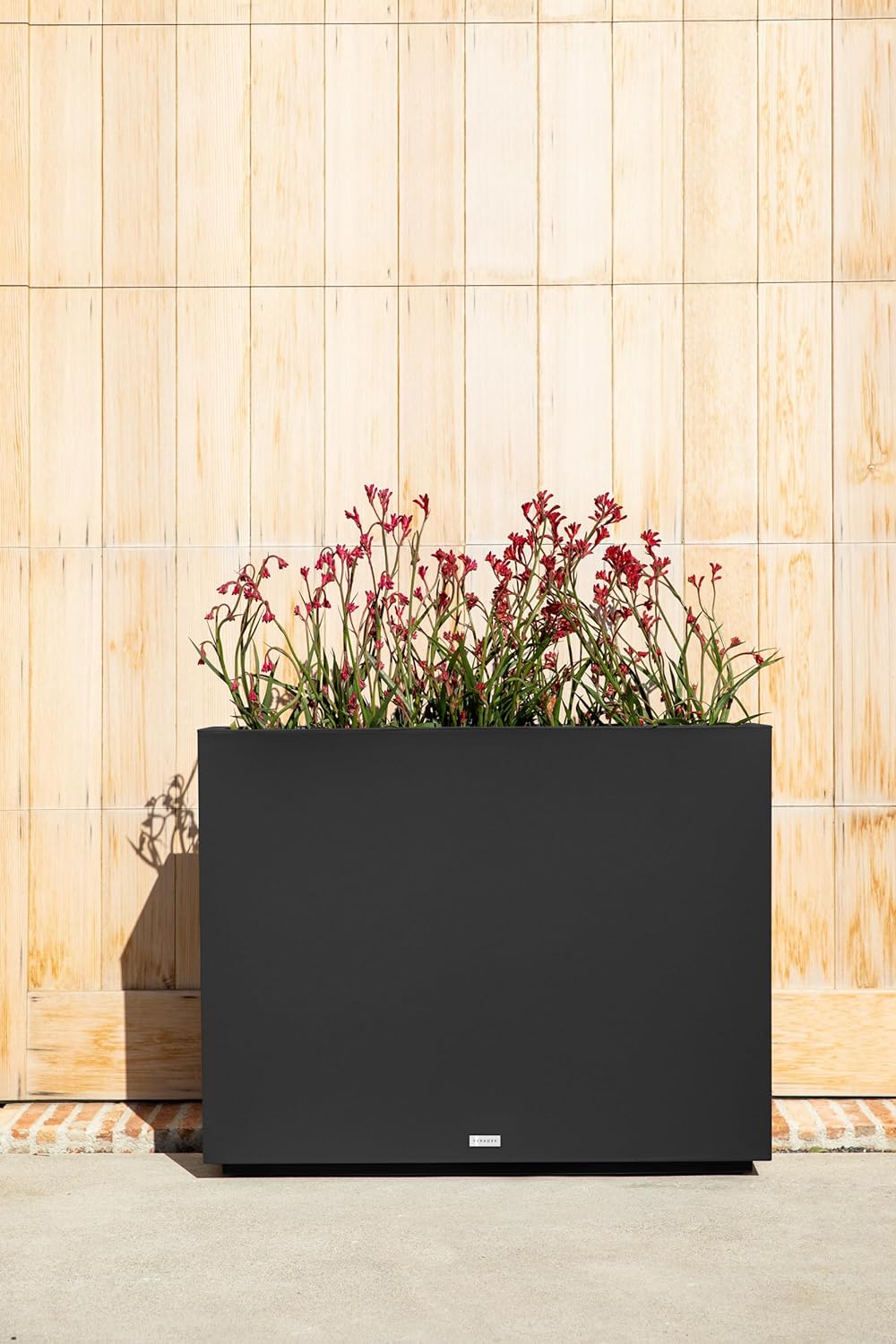 Veradek Block Series Span Plastic Planter - Tall Rectangular Planter for Indoor or Outdoor Patio/Porch | Durable All-Weather with Removable Insert Bucket | Modern Design for Plants, Flowers, Garden - Image 7