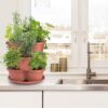 Amazing Creation Stackable Planter, Terracotta 5-Tier Vertical Garden Planter, Grow Your Own Vertical Oasis of Vegetables and Succulents - Image 8