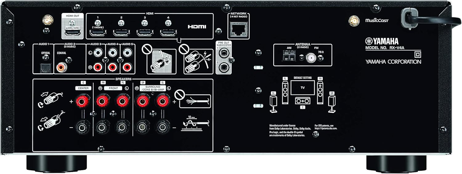 Yamaha YHT-5960U Home Theater System with 8K HDMI and MusicCast - Image 4