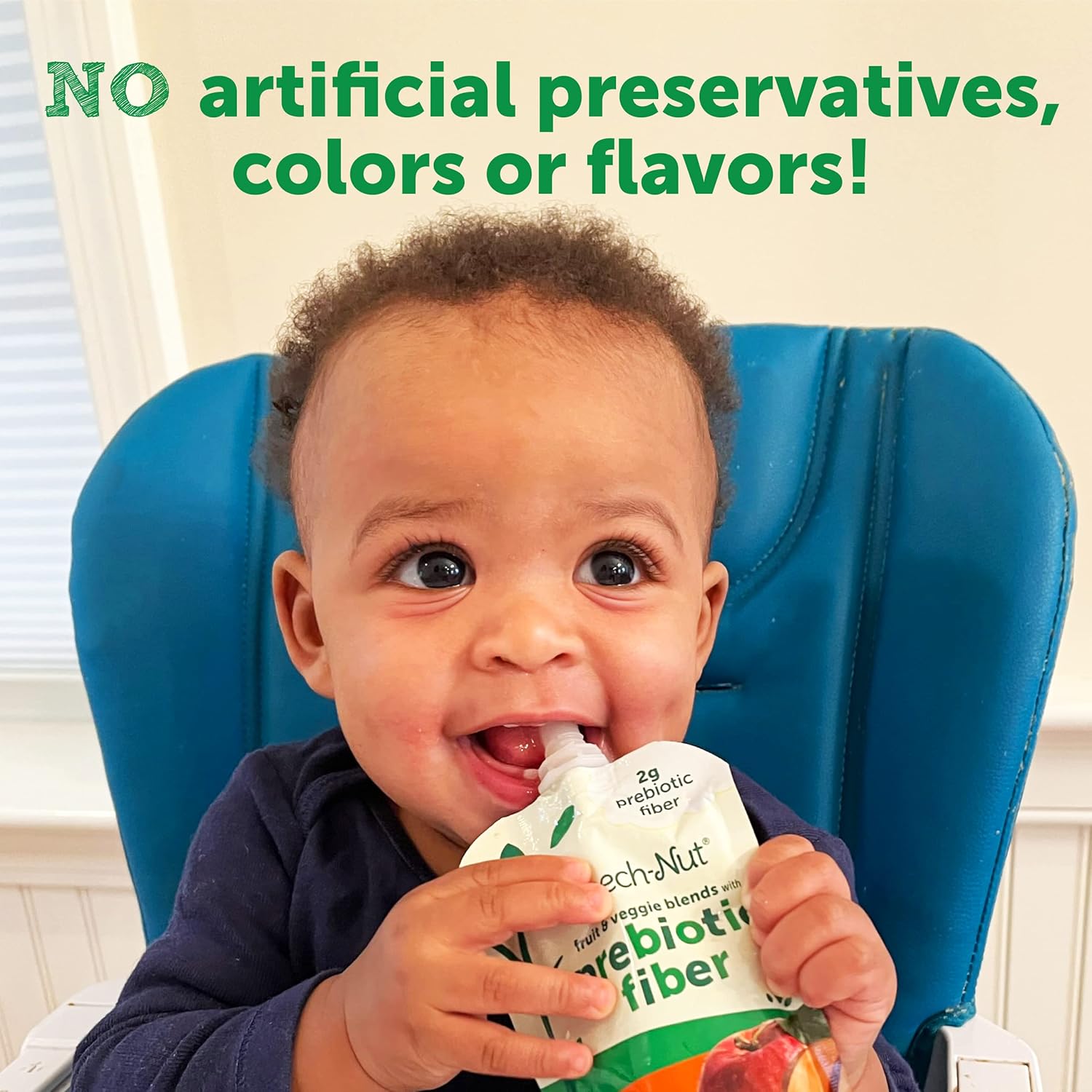 Beech-Nut Baby Food Pouches Variety Pack, Veggie Purees, 3.5 oz (18 Pack) - Image 4