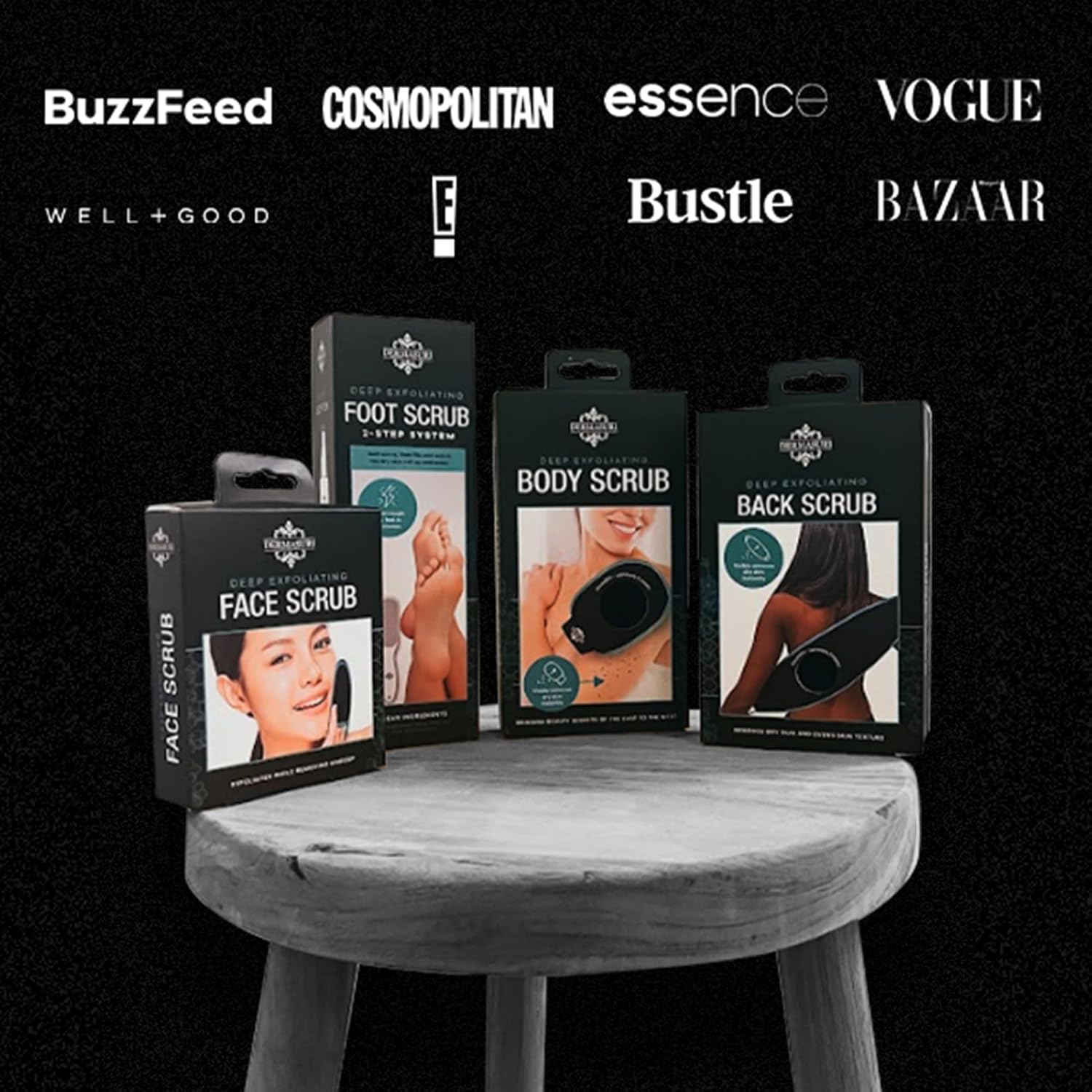 Dermasuri Deep Exfoliating Face Mitt - Scrubber, Dead and Dry Skin Remover for Men and Women - Exfoliator Gloves for Shower and Dry Use - ( 1 Pack) - Image 4