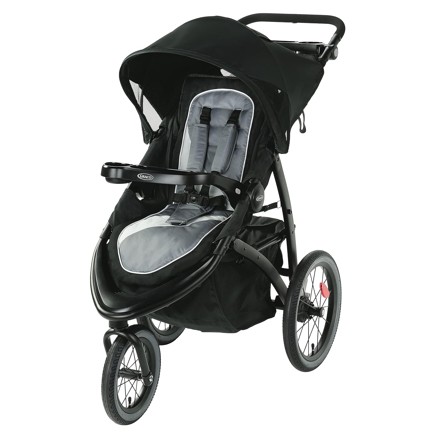 Graco FastAction Jogger LX Stroller - Drive, Convenient One-Hand Fold, ICS Compatible, Ideal for Parents on the Go - Image 2