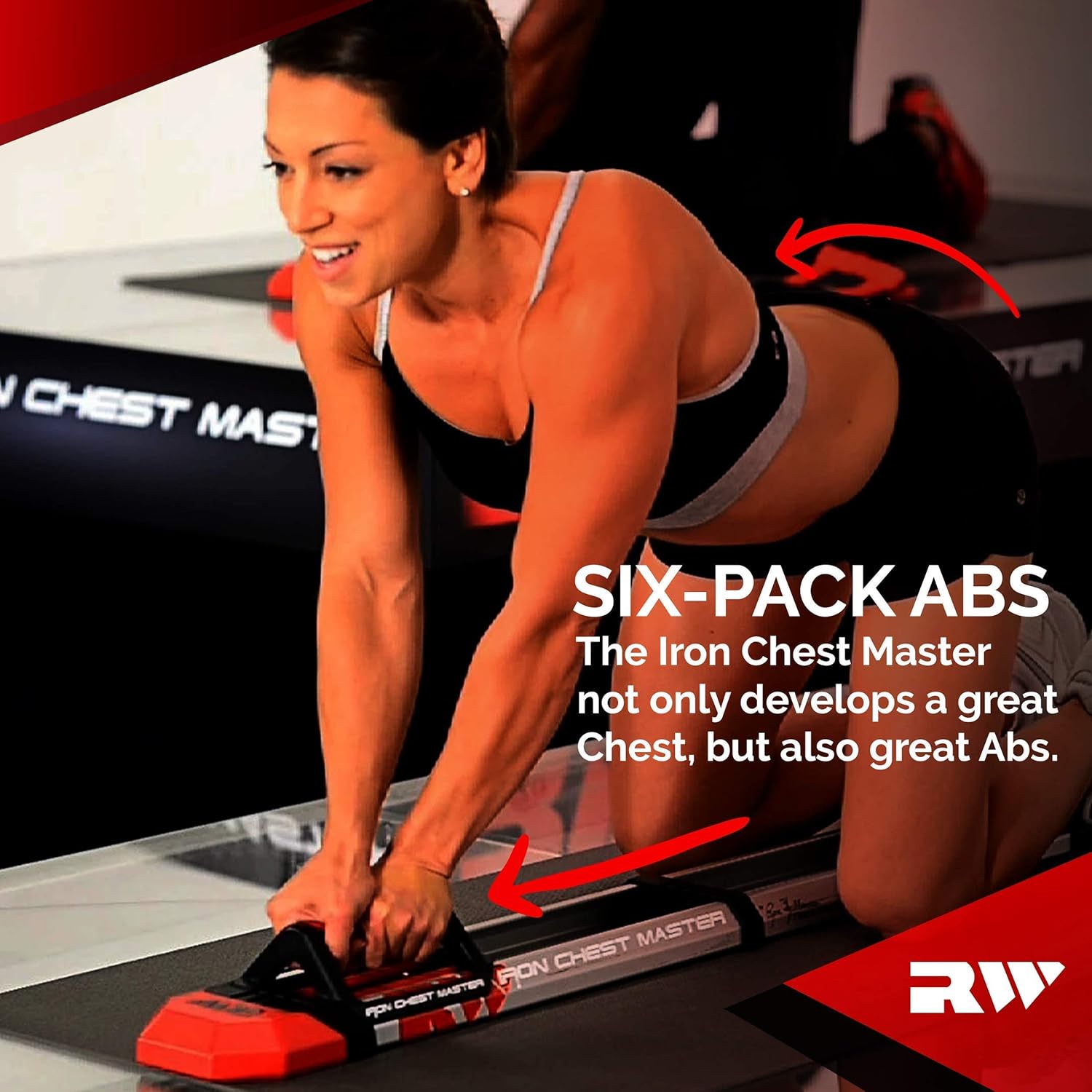 IRON CHEST MASTER Push Up Machine | Home Fitness Equipment for Chest Workouts | Home Gym Equipment Includes Adjustable Resistance Bands and a Unique Fitness Program - Image 8