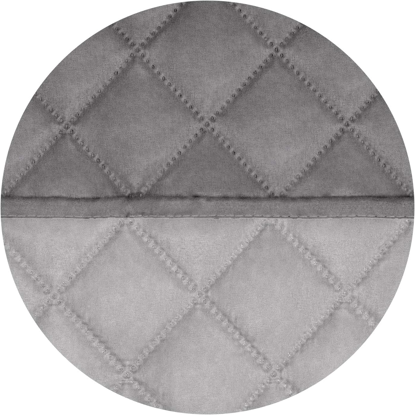 PureFit Reversible Quilted Sofa Cover, Water Resistant Slipcover Furniture Protector, Washable Couch Cover with Non Slip and Elastic Straps for Kids, Dogs, Pets (Sofa, Gray/Light Gray) - Image 6