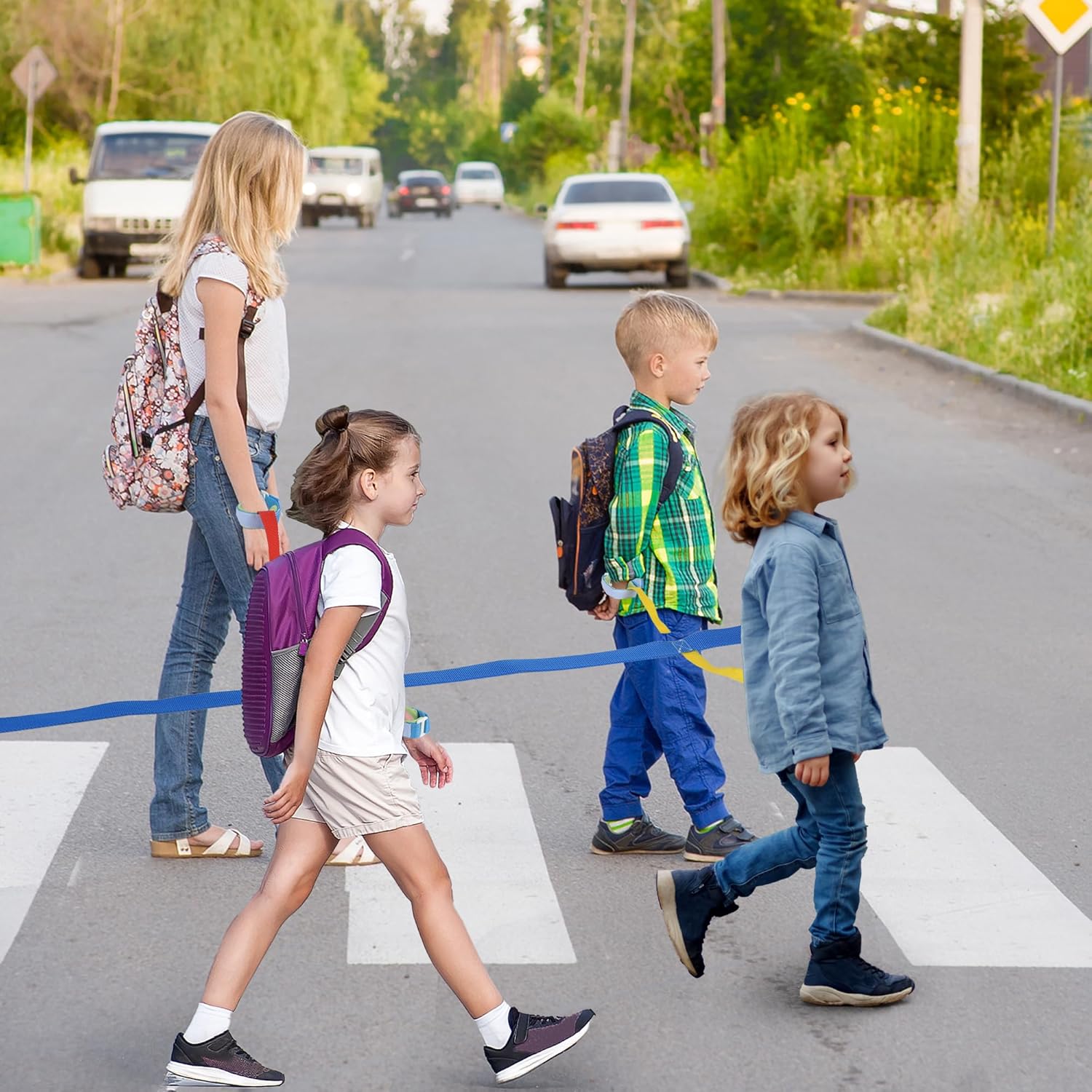 Upgraded Preschool Walking Rope with 12 Handles – Premium Safety Line for Toddlers & Kids – Adjustable, Extendable Design with Safe Wristbands for Childcare, Classroom, Daycare & Field Trips - Image 7