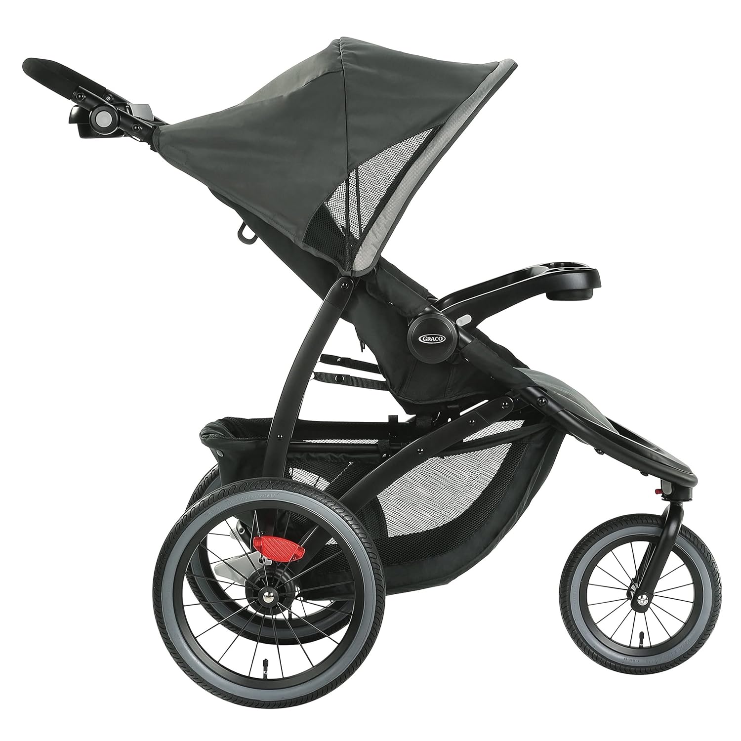 Graco FastAction Jogger LX Stroller - Drive, Convenient One-Hand Fold, ICS Compatible, Ideal for Parents on the Go - Image 4