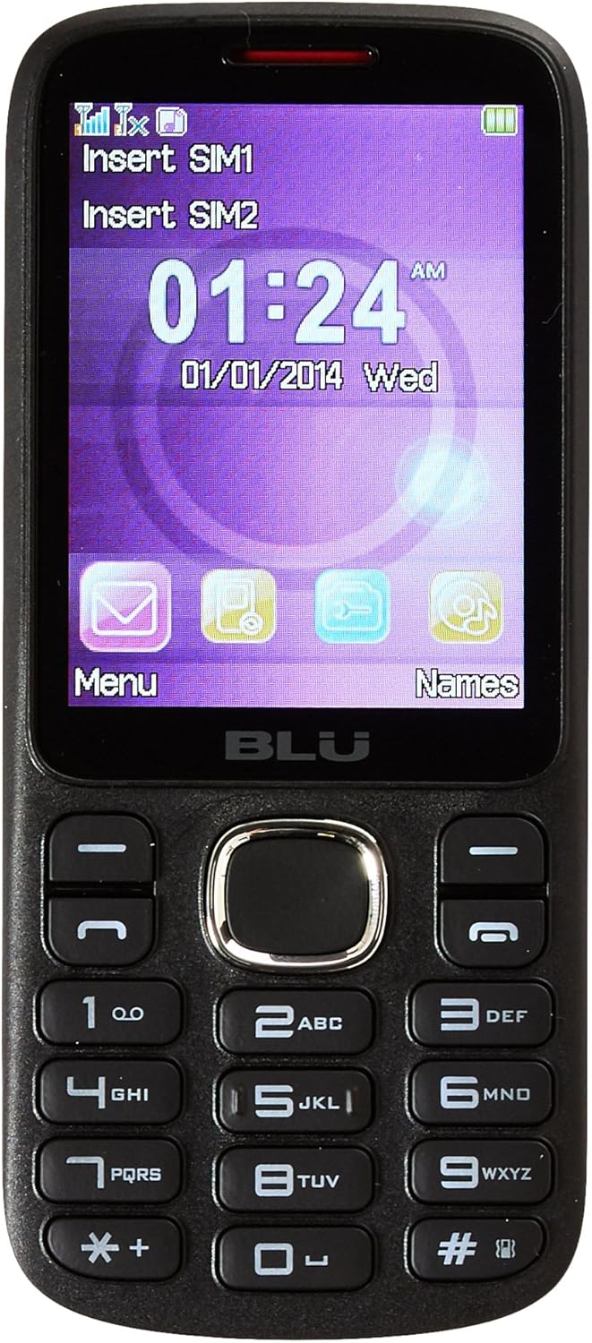 BLU Jenny TV 2.8 T276T Unlocked GSM Dual-SIM Cell Phone w/ 1.3MP Camera - Unlocked Cell Phones - Retail Packaging - (Black Red) - Image 3