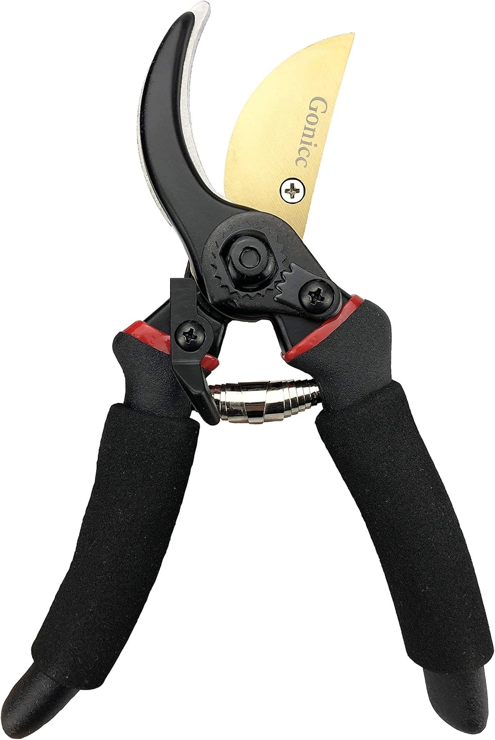 gonicc 8" Professional Premium Titanium Bypass Pruning Shears (GPPS-1003), Hand Pruners, Garden Clippers. - Image 3