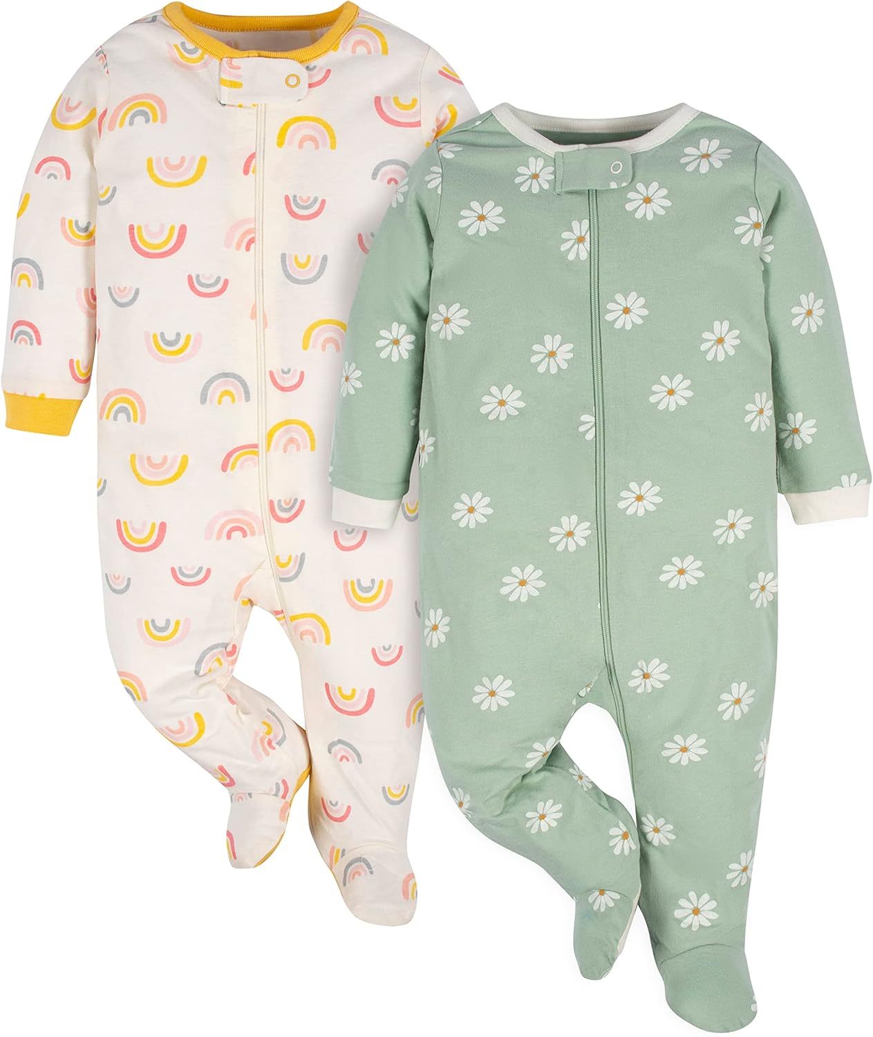 Gerber Baby Girls' 2-pack Sleep 'N Play - Image 2