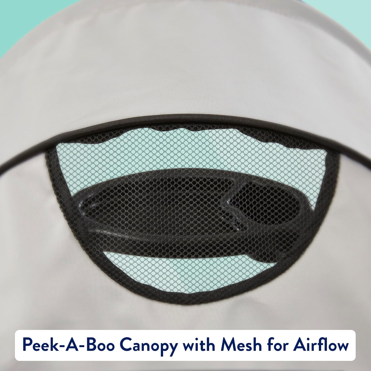 Kolcraft Cloud Plus Lightweight Toddler Umbrella Baby Stroller with Large Storage Basket and Canopy, Reclining Seat, Child and Parent Trays, Compact Easy Fold for Summer Travel - Slate Gray - Image 7