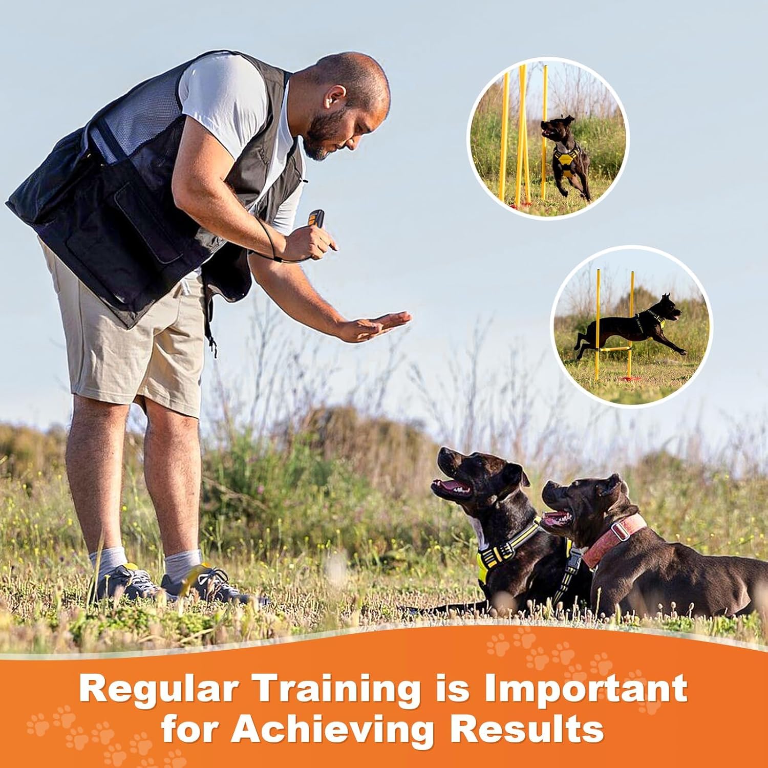 Dog Bark Deterrent Devices, Rechargeable Ultrasonic Anti Barking Device for Dogs, Dog Bark Control Devices 50FT Range Safe for Dogs & Human Portable Indoor Outdoor, Dog Training & Behavior Aids - Image 9