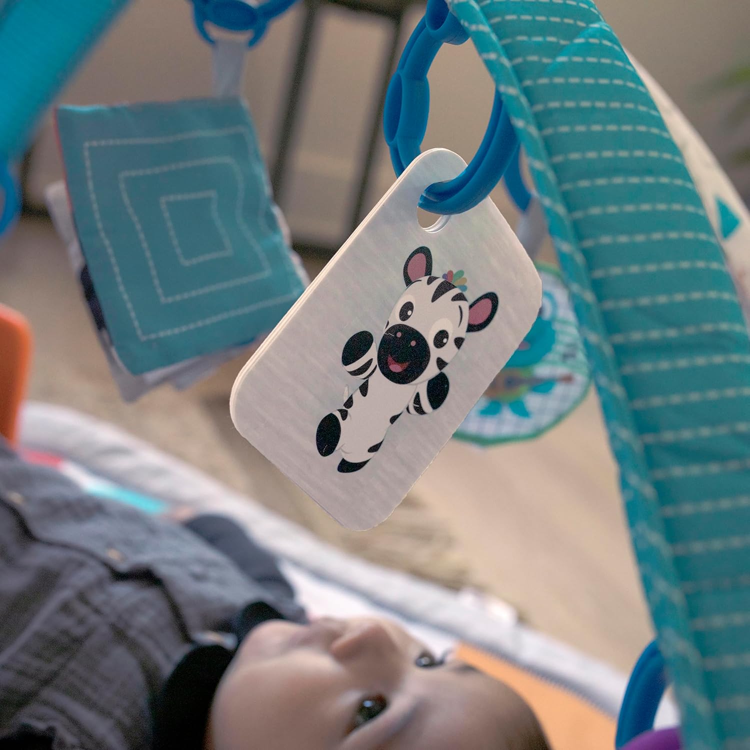 Baby Einstein 4-in-1 Kickin' Tunes Music and Language Play Gym and Piano Tummy Time Activity Mat - Image 18