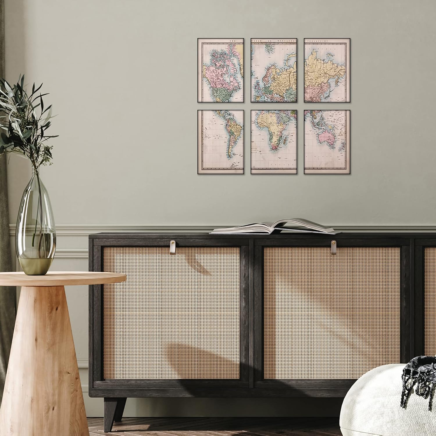 Americanflat Front Loading 4x6 Picture Frame with Shatter-Resistant Glass - Set of 6 - Metropolitan Collection - Photo Frame for Tabletop and Wall Display - Black - Image 5