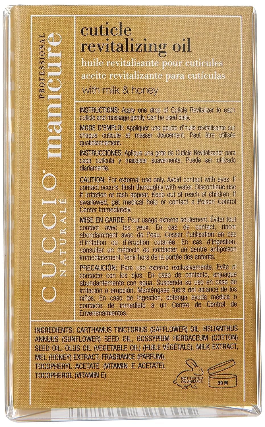 Cuccio Naturale Revitalizing- Hydrating Oil For Repaired Cuticles Overnight - Remedy For Damaged Skin And Thin Nails - Paraben /Cruelty-Free Formula - Milk And Honey - 2.5 Oz - Image 8