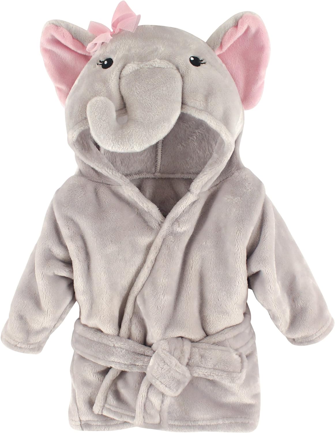 Hudson Baby Unisex Baby Plush Animal Face Bathrobe - Image 2