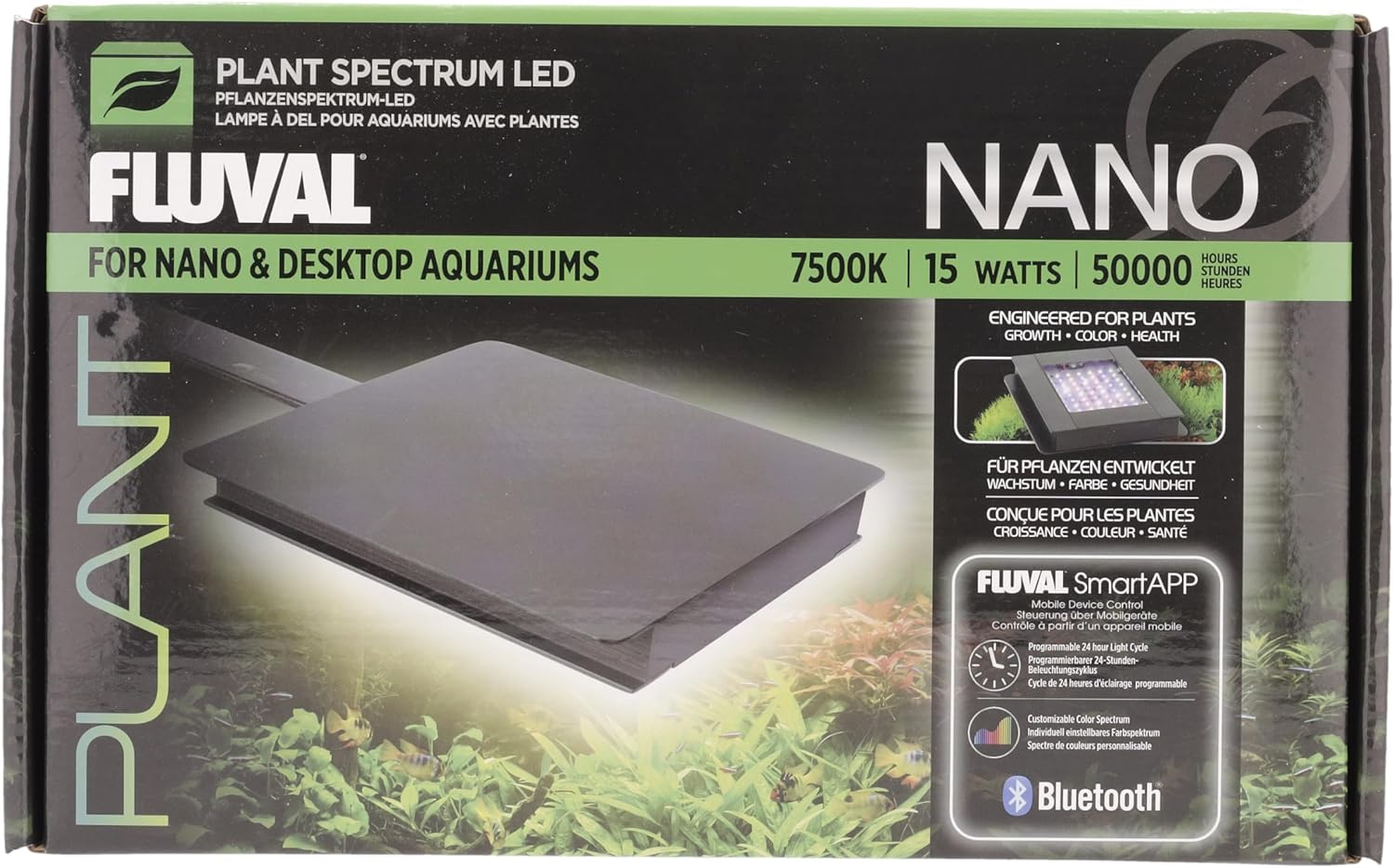 Fluval Plant Nano LED Aquarium Lighting with Bluetooth, 15 Watts - Image 6