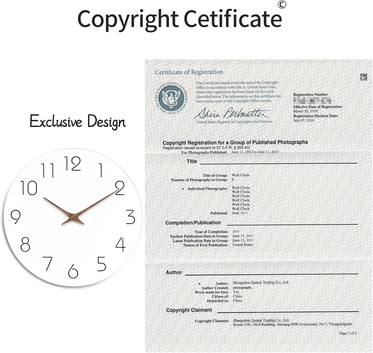 Mosewa Wall Clock 10 Inch Silent Non Ticking Wood Battery Operated Wooden White Modern Office Simple Minimalist Decorative for Kitchen Home Bathroom Living Room - Image 7