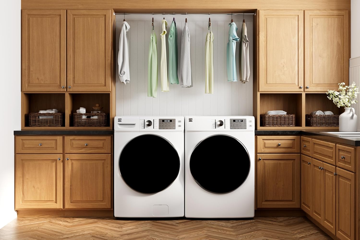 Kenmore 2642272 Front-Load Machine with Steam, Accela-Wash, Express Cycle, Energy Star Certified, 4.5 cu. ft. Total Capacity Washer, White - Image 5