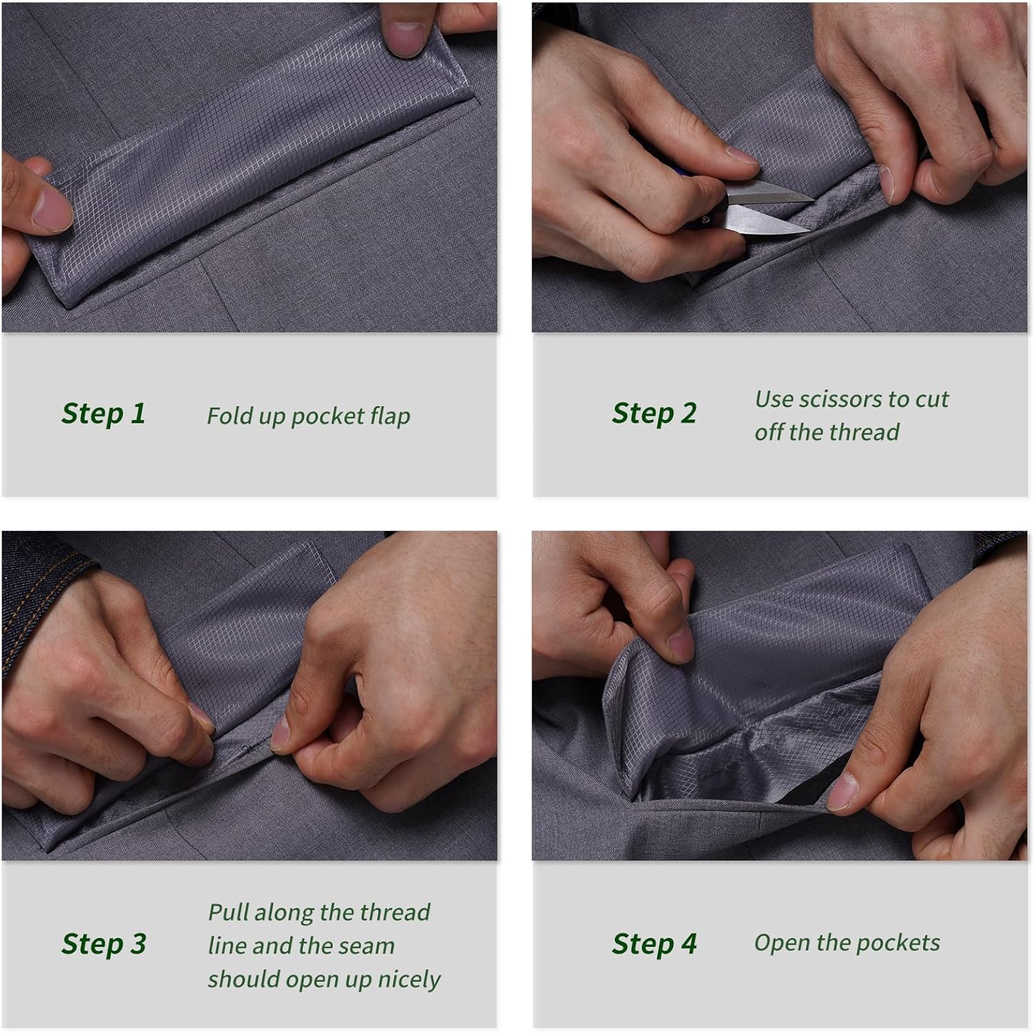 Men's Blazer Jacket - Classic Fit Sport Coat, Stretch Sport Jacket for Business, Weddings & Daily Wear - Image 5