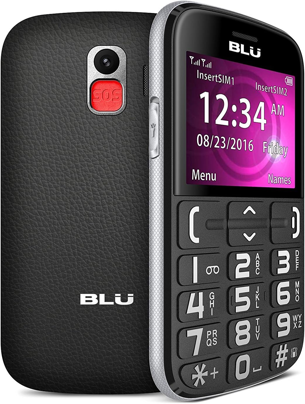 BLU JOY - 2.4", Factory Unlocked Phone - Black - Image 3