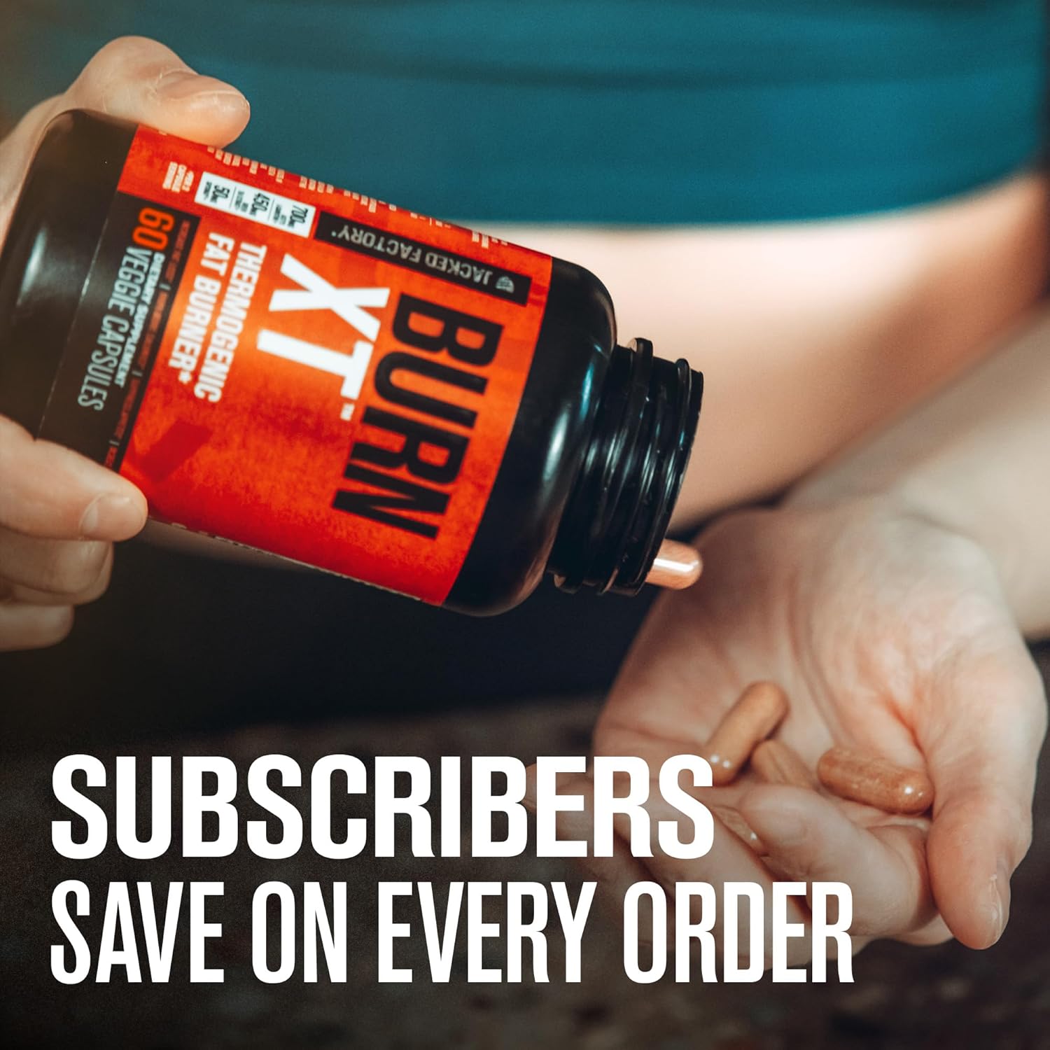 Jacked Factory Burn-XT Clinically Studied Fat Burner & Weight Loss Supplement - Appetite Suppressant & Energy Booster - with Acetyl L-Carnitine, Green Tea Extract and More - 60 Natural Diet Pills - Image 5