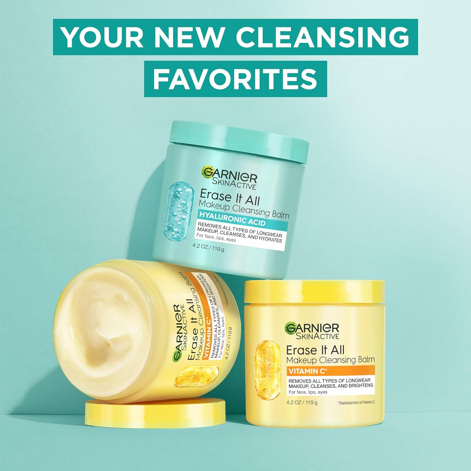 Garnier Erase It All Makeup Cleansing Balm with Hyaluronic Acid, Replumping Facial Cleanser and Makeup Remover, 4.2 Oz - Image 7