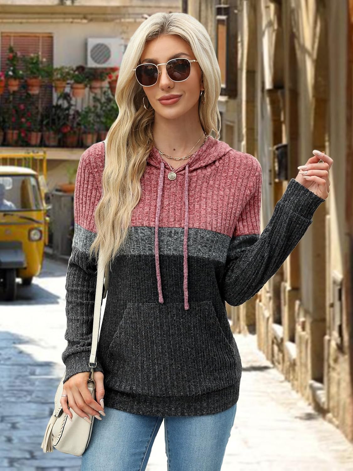 Sweaters for Women Fall Tops Long Sleeve Hoodie Ladies Sweatshirts Pullover Blouses Loose Casual Fashion Clothes - Image 8