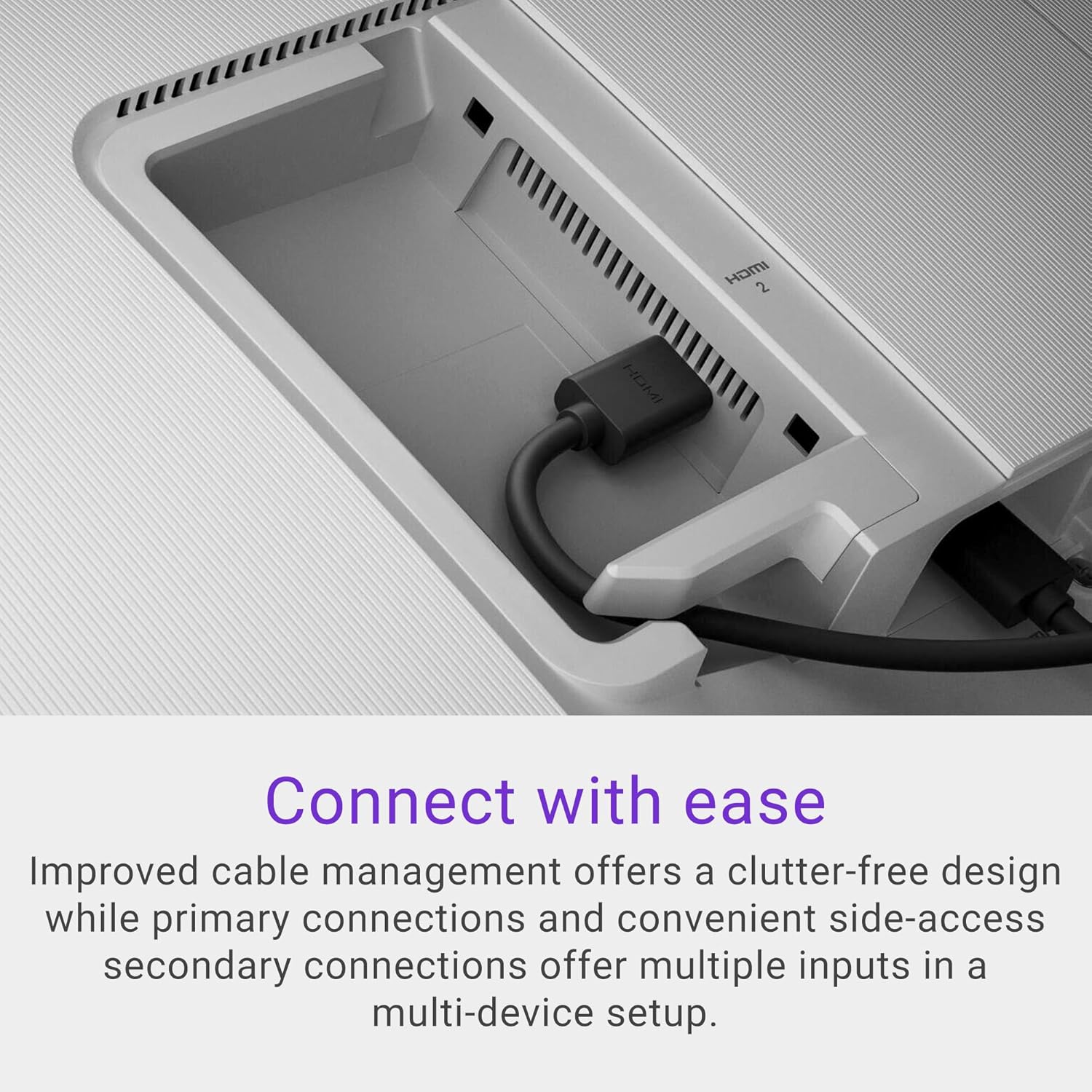 Dell S2725HS 27 Inch Monitor, FHD (1920x1080) Display, 100Hz Refresh Rate, 1500:1 Contrast Ratio, TÜV Rheinland Eye Comfort 4 Star, Integrated 2x5W Speaker, Height/Tilt/Swivel/Pivot- Ash White Color - Image 13