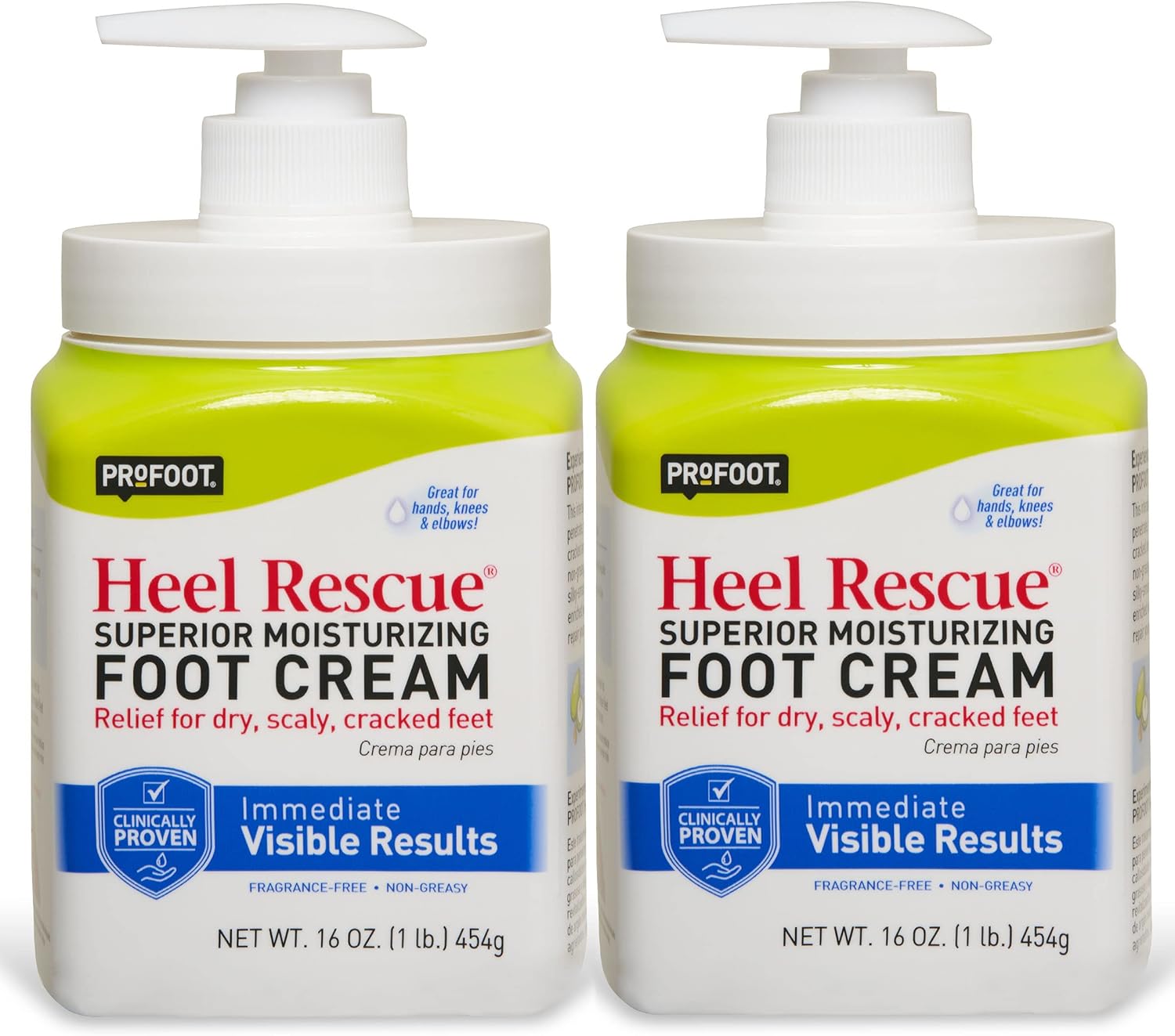 Profoot Heel Rescue Foot Cream 16 Ounce Bottle, 2 Pack, for Cracked, Calloused or Chapped Skin - Image 2