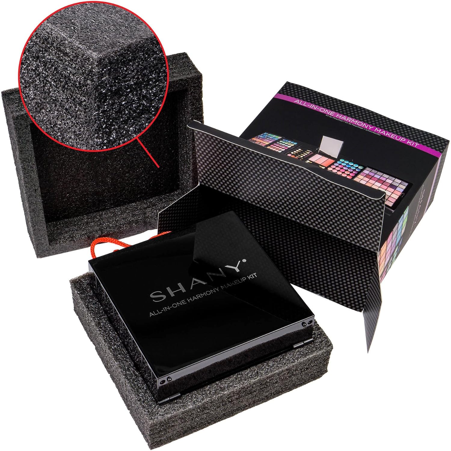 SHANY All In One Harmony Makeup Set - Ultimate Color Combination - Eyeshadows, Blush Powder, Lip-gloss Lipstick, Mini Makeup brushes, Makeup applicators, HOLIDAY GIFT IDEA - New Edition - Image 7