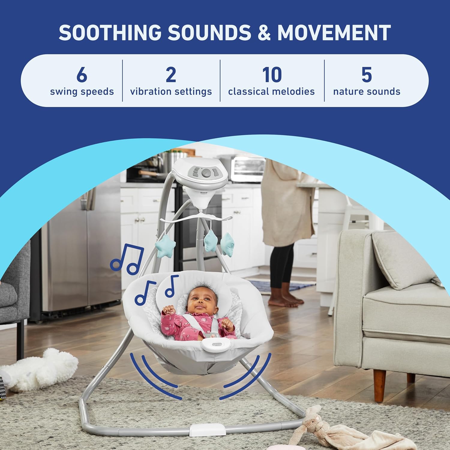 Graco Simple Sway Swing - Image 3
