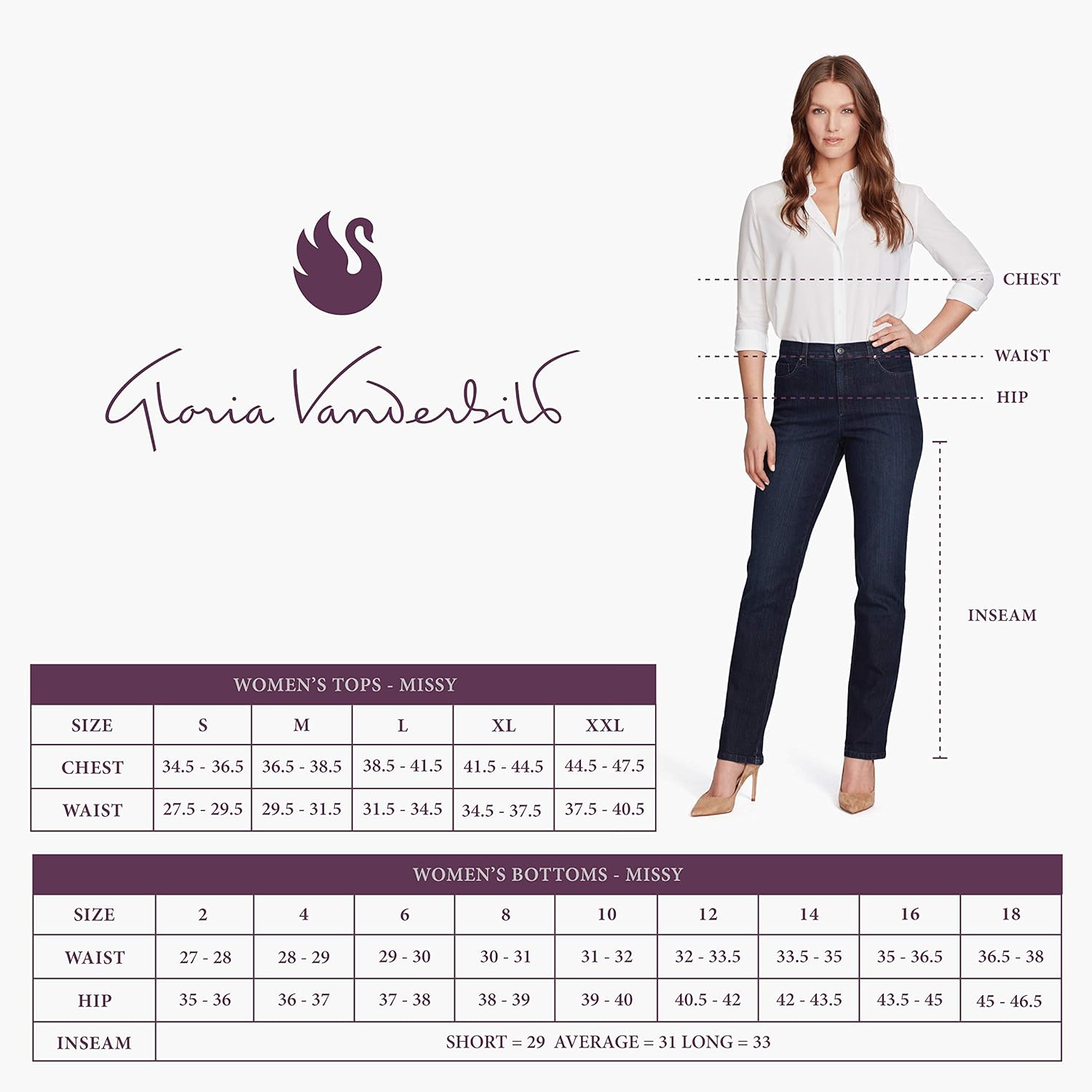 Gloria Vanderbilt Women's Amanda Classic High Rise Tapered Jean - Image 5