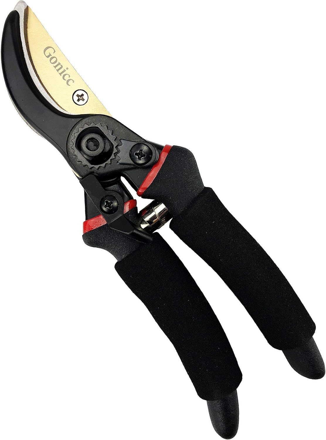 gonicc 8" Professional Premium Titanium Bypass Pruning Shears (GPPS-1003), Hand Pruners, Garden Clippers. - Image 4