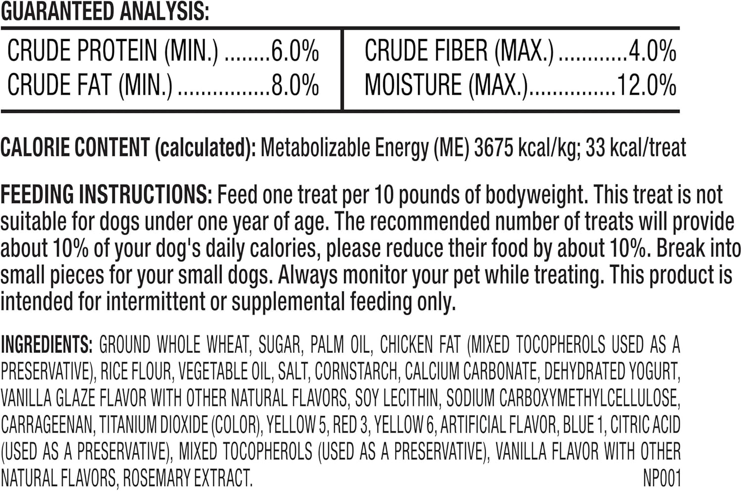 Milk-Bone Limited Edition Dunkin' Vanilla Glaze Flavor Biscuit Dog Treats, 8 Ounce - Image 10