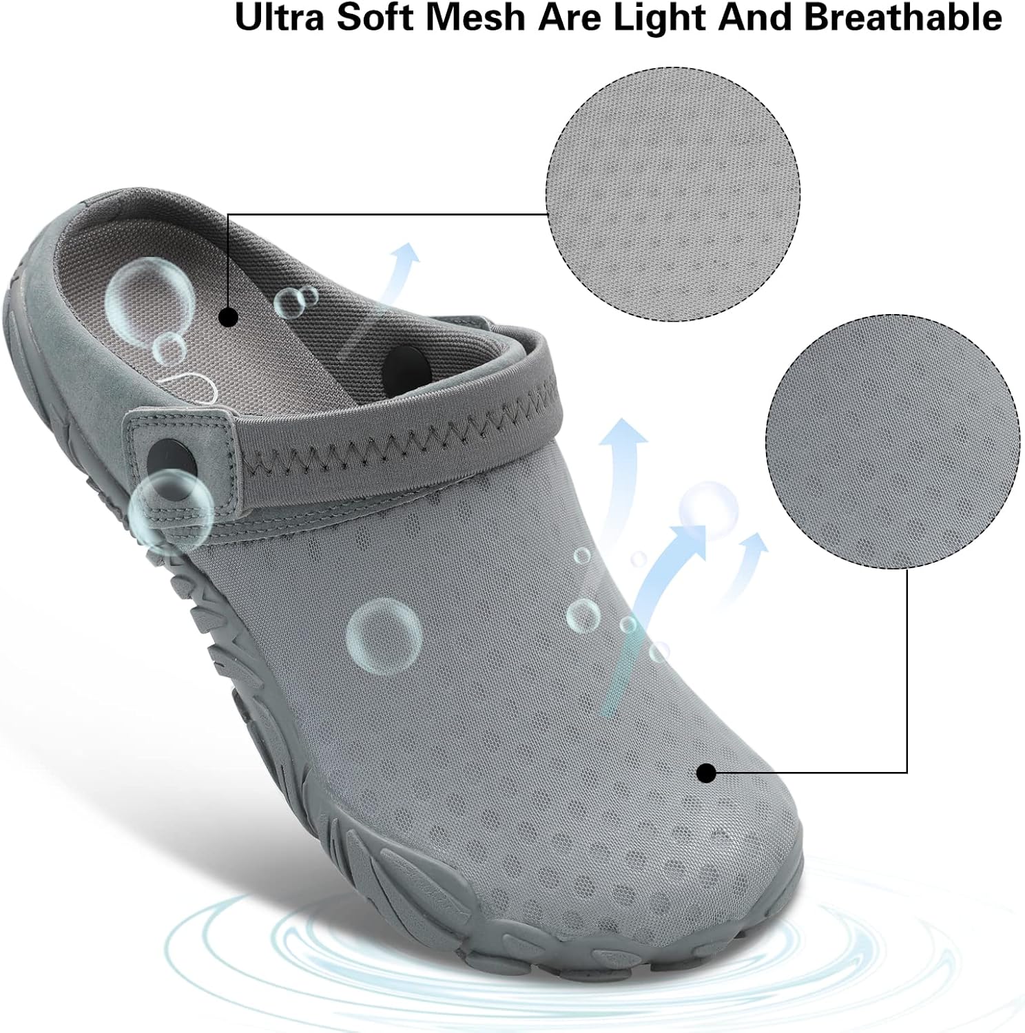 Besroad Outdoor Hiking Slip on Sandals Sports Water Shoes Fashion Sneakers Slippers Classic Clogs for Women Men - Image 5