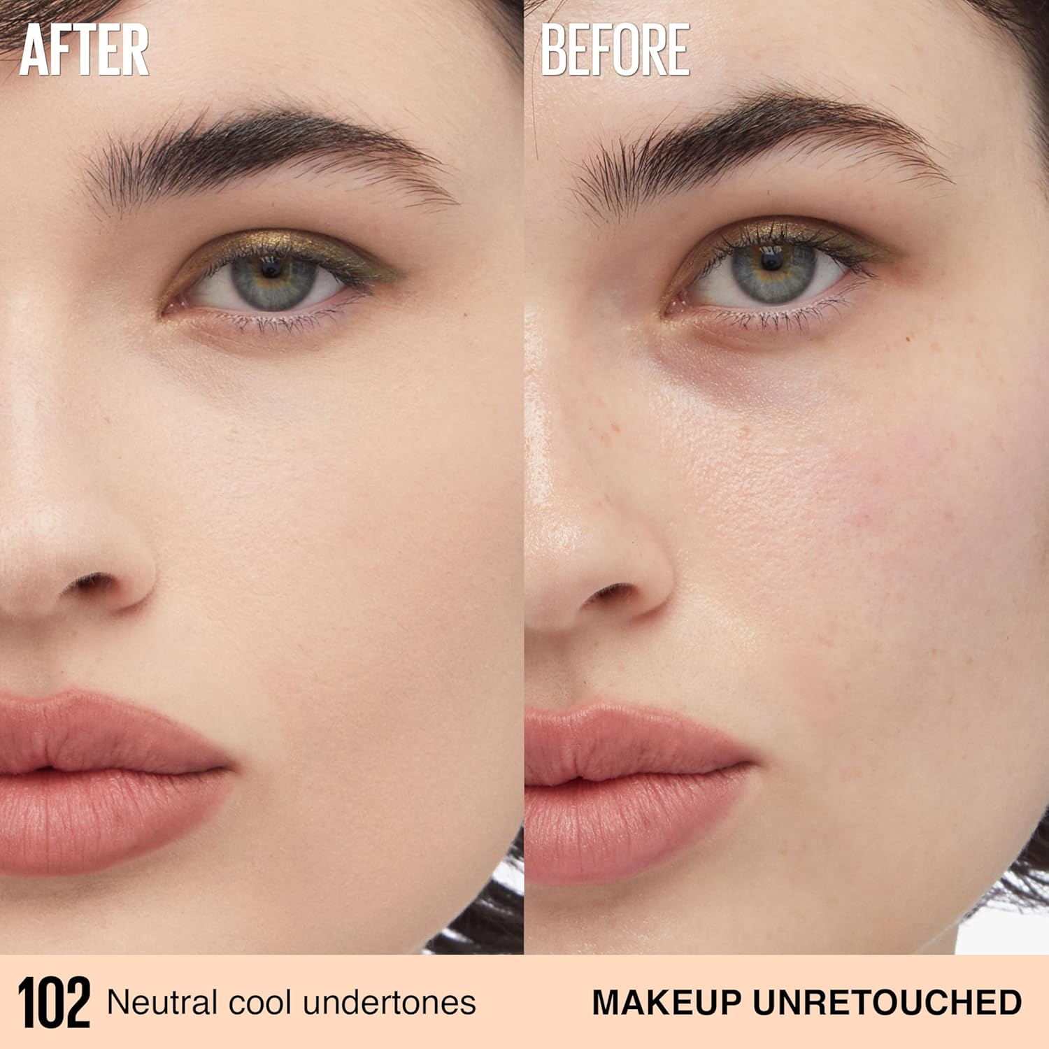 Maybelline Super Stay Lumi-Matte Foundation, Lightweight and Buildable Full Coverage Foundation Makeup For Up To 30HR Wear, 102, 1 Count - Image 5