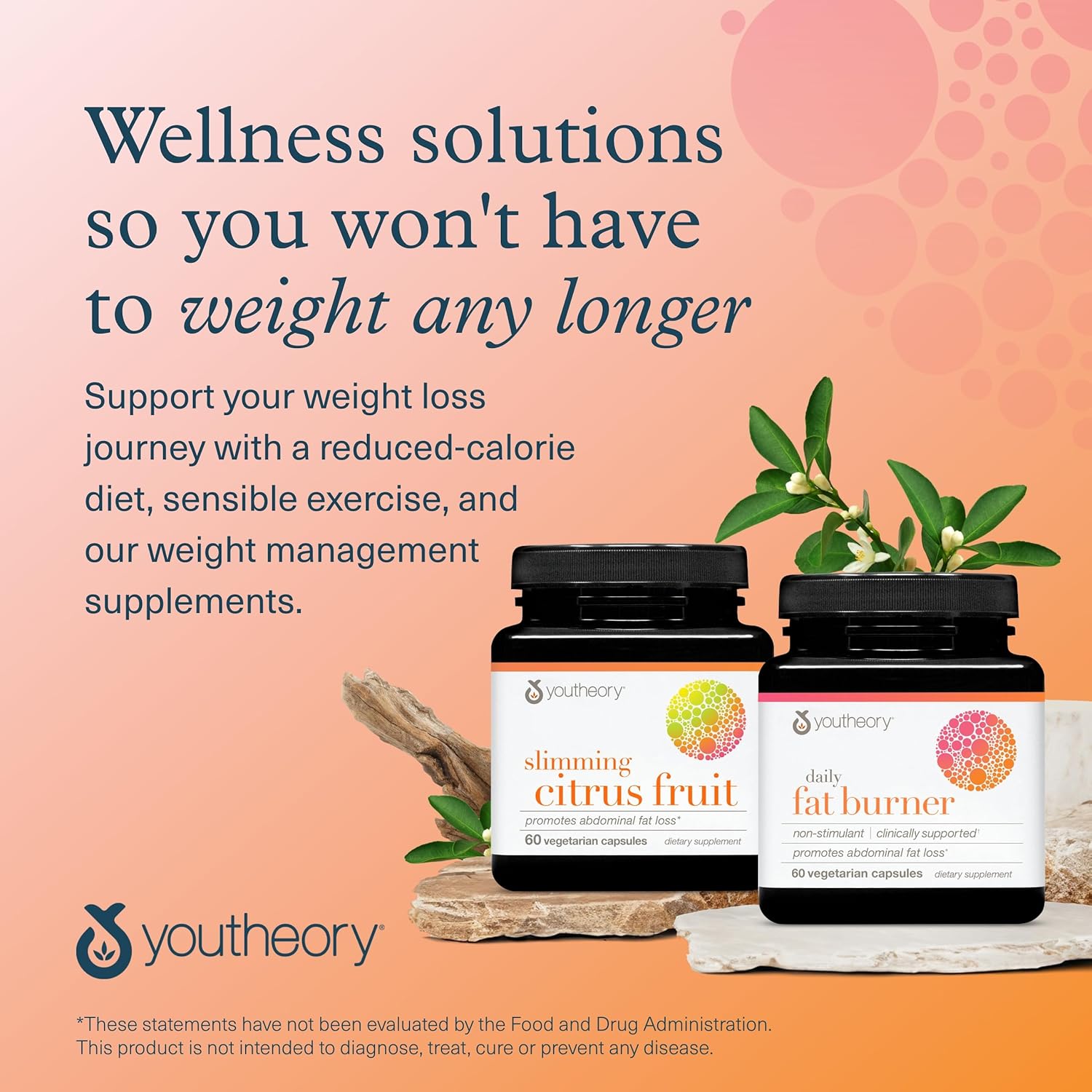 Youtheory Daily Fat Burner - Supports Body Composition & Metabolism - with Citrus Fruit Blend, Chromium & Cayenne Extract - Gluten, Soy & Dairy Free - 60 Vegetarian Capsules - Image 10