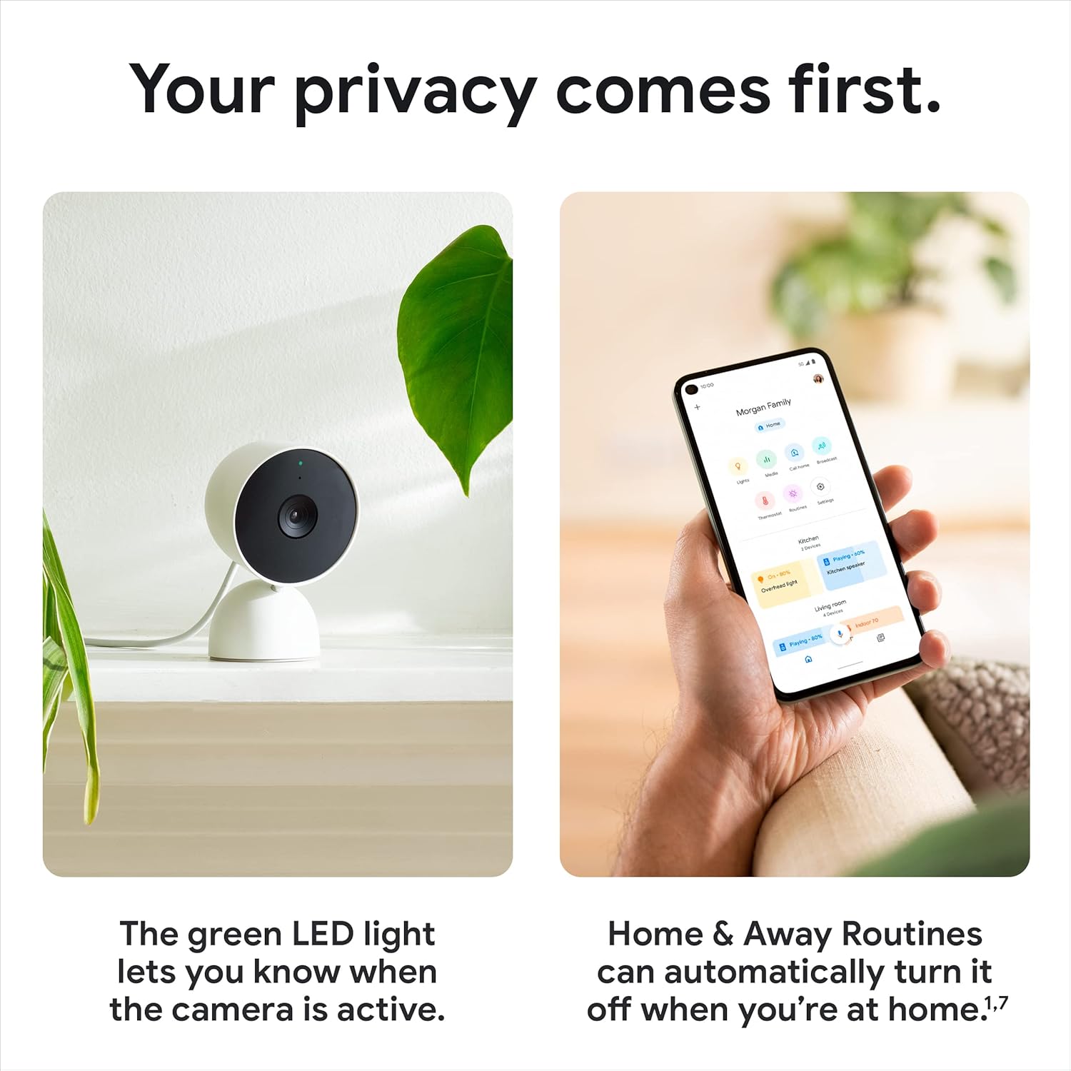 Google Nest Security Cam (Wired) - 2nd Generation - Fog, 1080p, Motion Only - Image 9