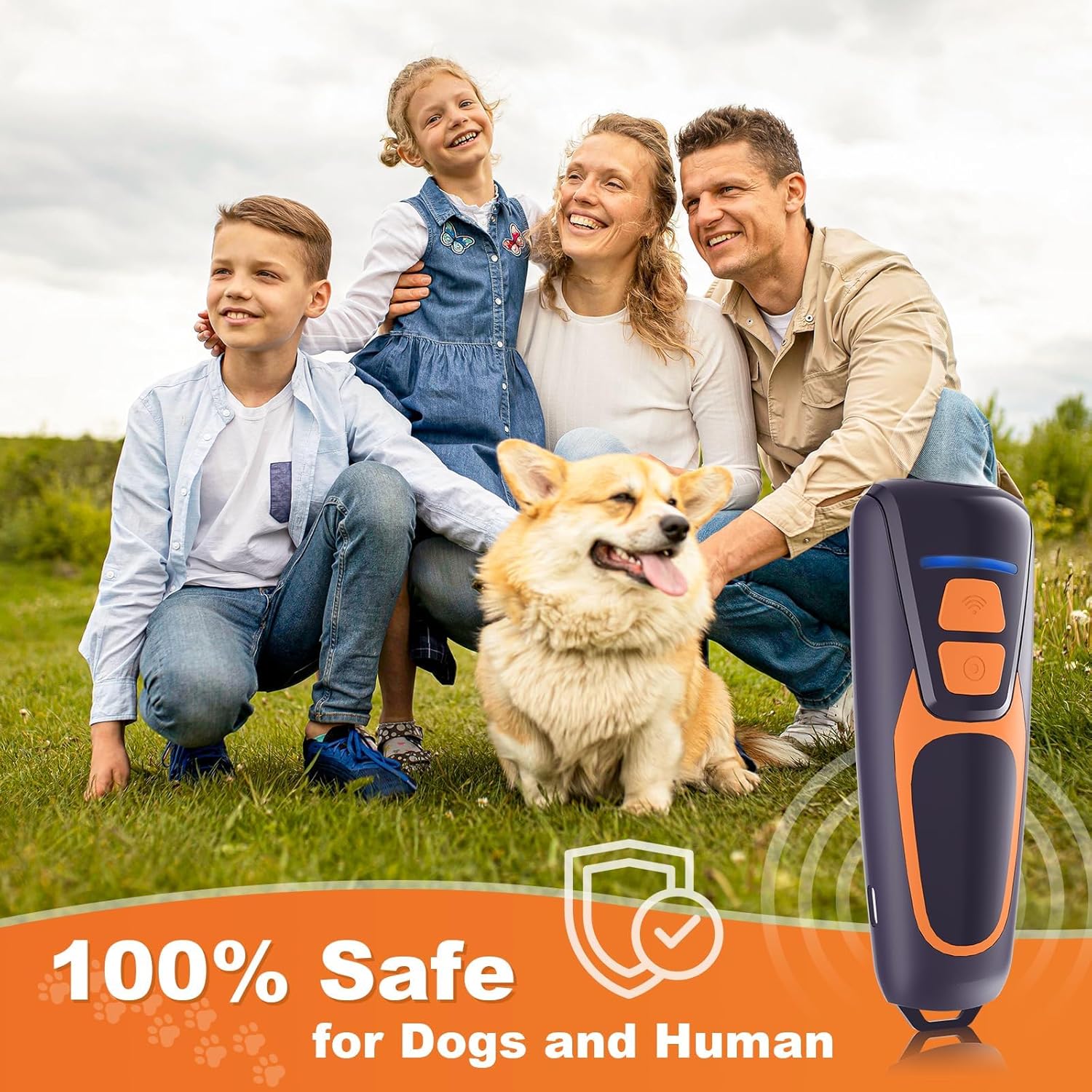 Dog Bark Deterrent Devices, Rechargeable Ultrasonic Anti Barking Device for Dogs, Dog Bark Control Devices 50FT Range Safe for Dogs & Human Portable Indoor Outdoor, Dog Training & Behavior Aids - Image 5