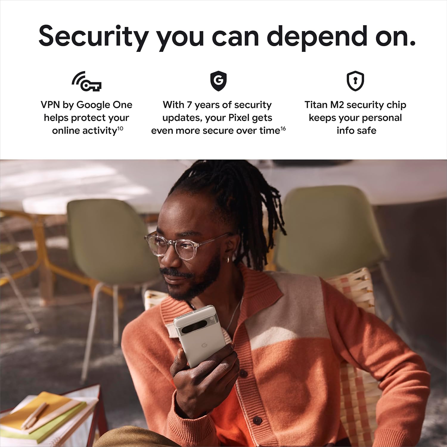 Google Pixel 8 Pro - Unlocked Android Smartphone with Telephoto Lens and Super Actua Display - 24-Hour Battery - Obsidian - 256 GB - Image 8