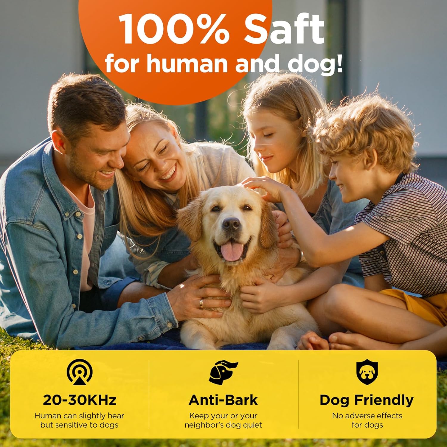 2024 Dog Bark Deterrent Device, Anti-Bark Device for Dog Training & Behavior Aid, No Need to Yell or Pat, Simply Point at The Dog Within 35ft, Ultra-Bright LED Flashlight | Bark Collar Alternative - Image 8