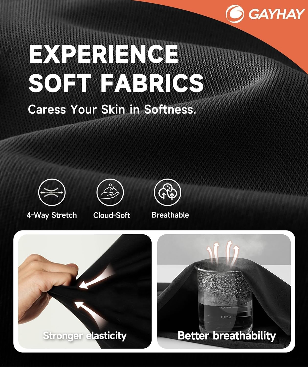 GAYHAY High Waisted Leggings for Women - Soft Opaque Slim Tummy Control Printed Pants for Running Cycling Yoga - Image 4