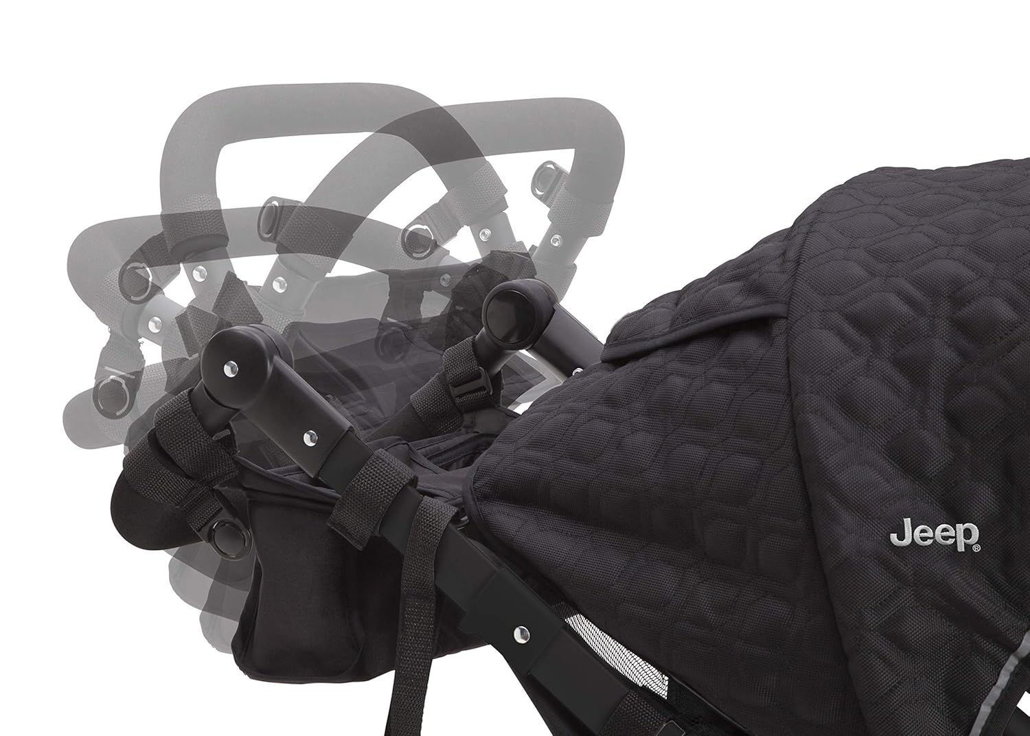 Jeep Cross-Country Sport Plus Jogging Stroller by Delta Children, Charcoal Galaxy - Image 10