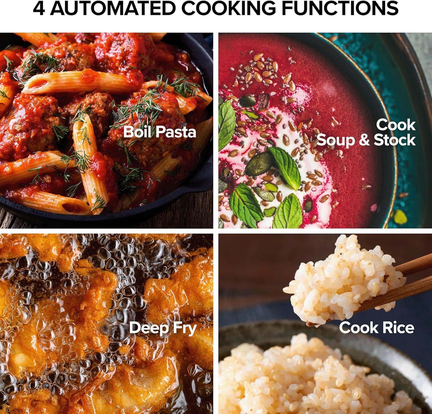 Nuwave Upgraded Induction Cooktop, 3 Wattage Control, Patented Digital Temp Probe, 8”Large Heating Coil, 12”Shatter-Proof Ceramic Glass,106 Temps-Ctrl - Image 5