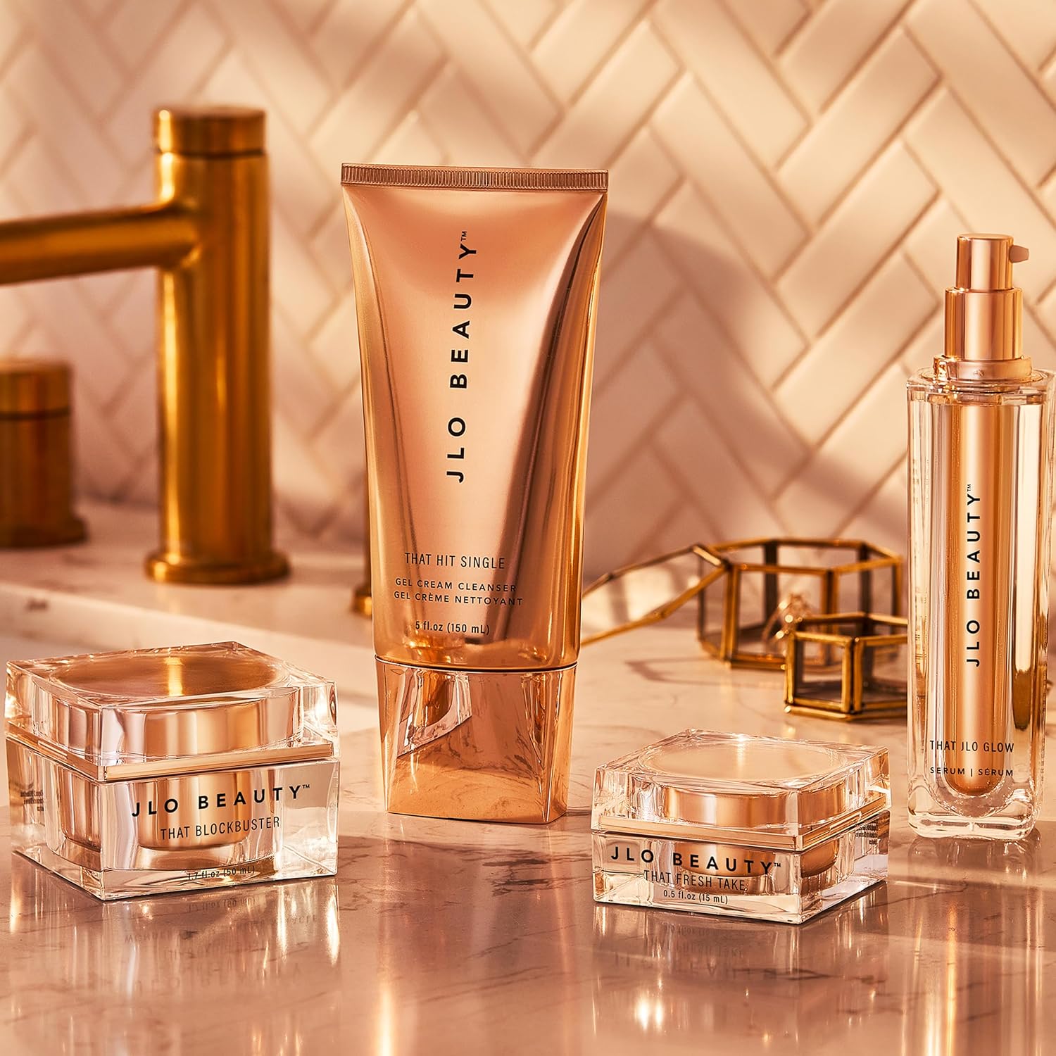 JLO BEAUTY That JLo Essentials Kit | Includes Serum, Cleanser, Cream and Broad Spectrum SPF, Gently Tightens, Protects & Hydrates Skin - Image 6