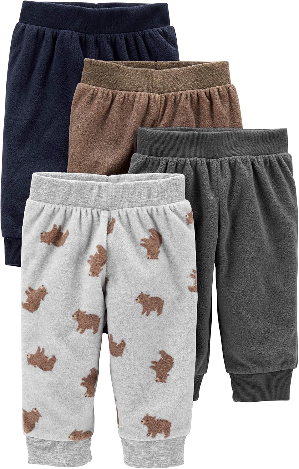 Simple Joys by Carter's unisex-baby 4-pack Fleece Pants - Image 2